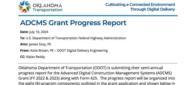 ADCMS Grant Progress Report - July 2024