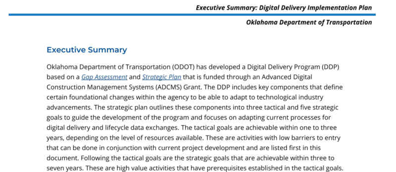 Implementation Plan Executive Summary